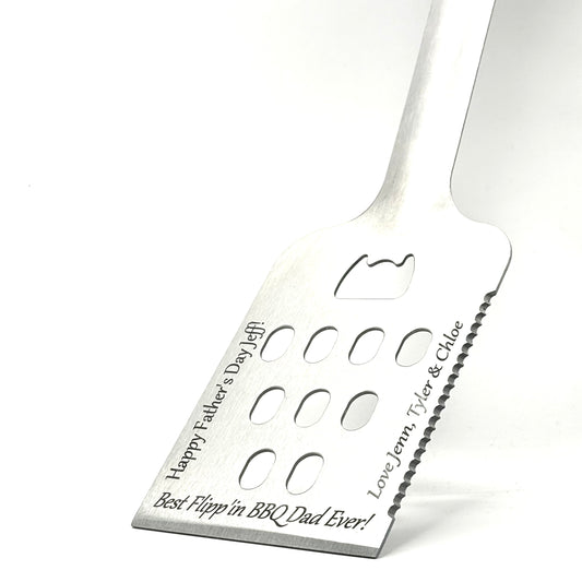 Custom Laser Engraved BBQ Flipper