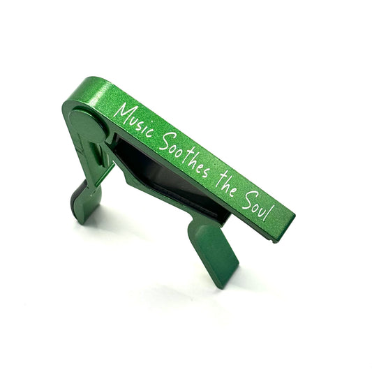 CUSTOM ENGRAVED GUITAR CAPO - GREEN