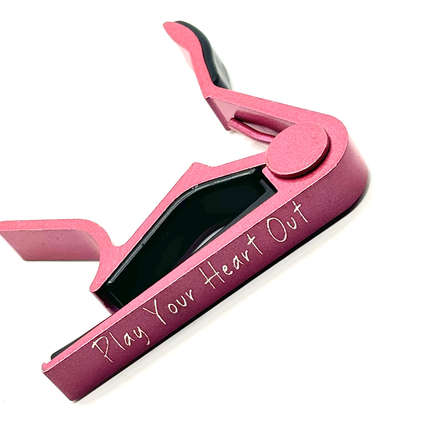 CUSTOM ENGRAVED GUITAR CAPO - FUSCHIA