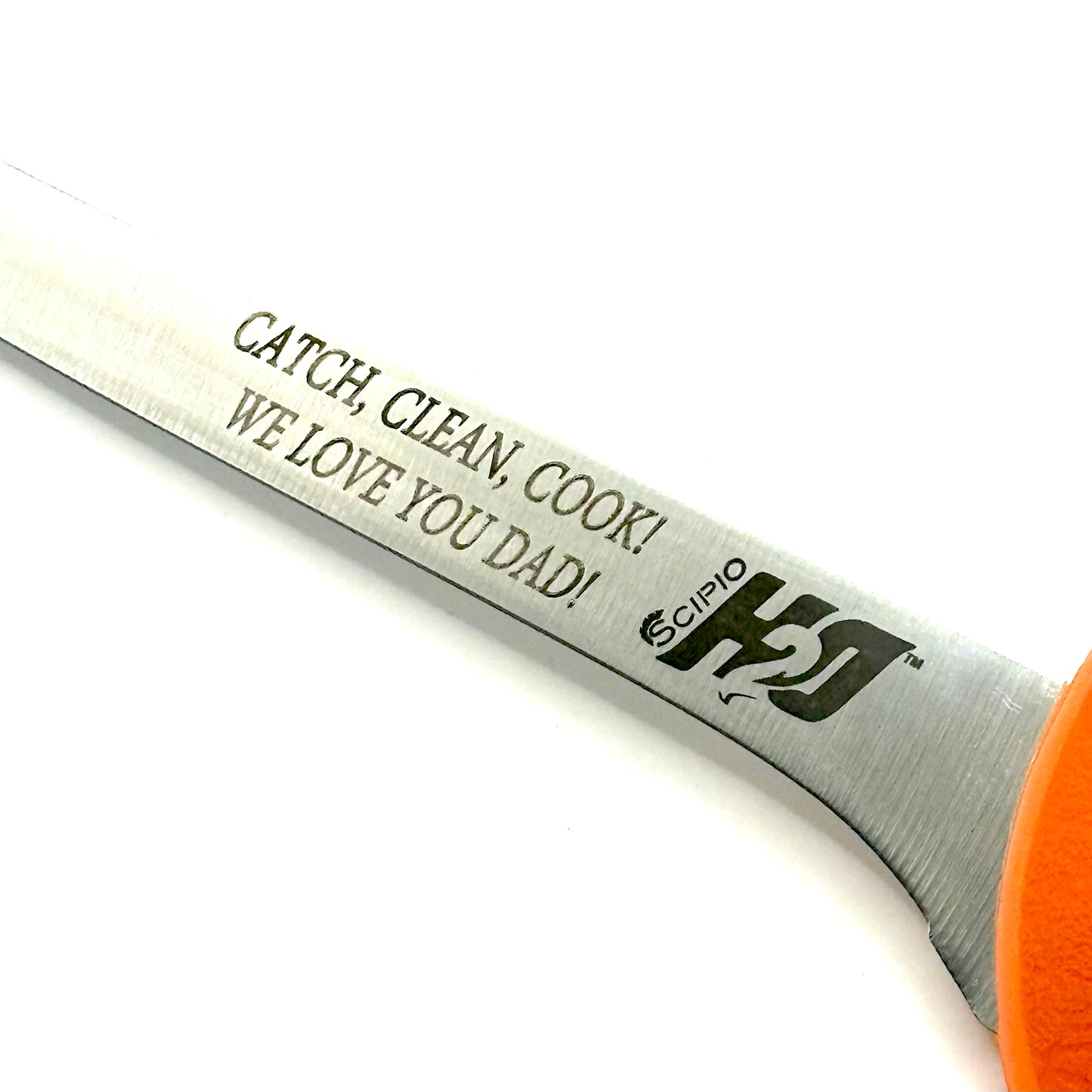 CUSTOM LASER ENGRAVED FISH FILLET KNIFE