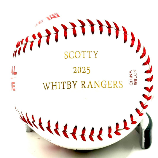 CUSTOM LASER ENGRAVED BASEBALL