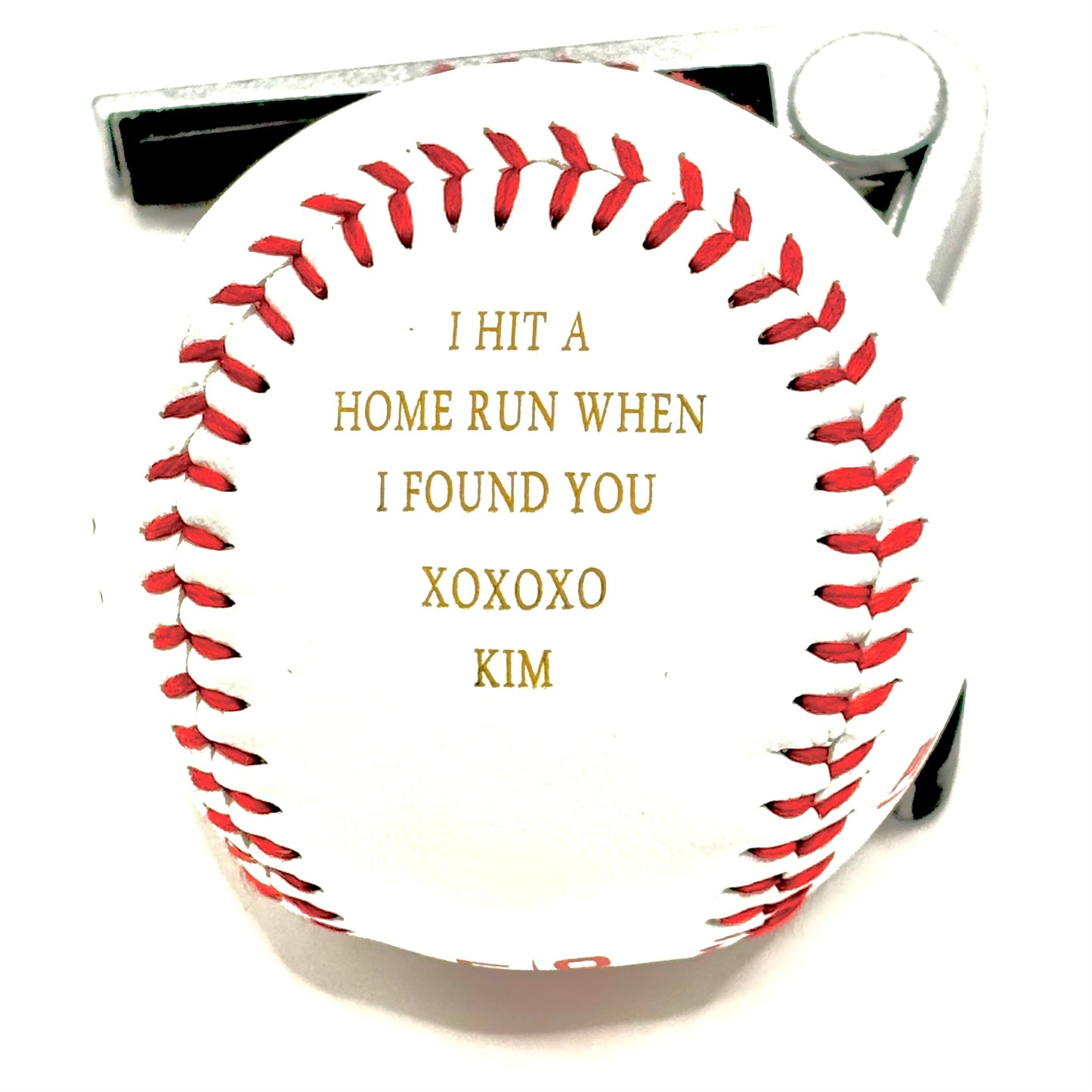 CUSTOM LASER ENGRAVED BASEBALL