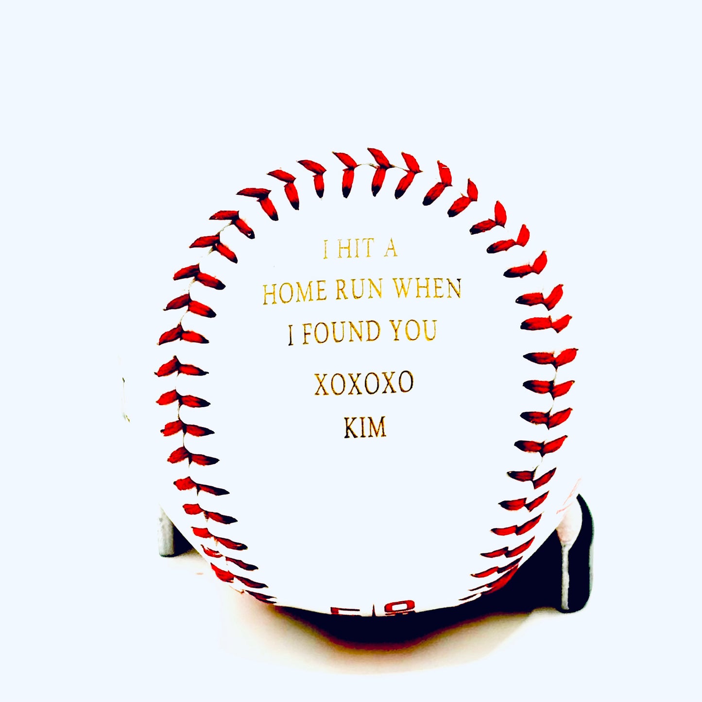 CUSTOM LASER ENGRAVED BASEBALL