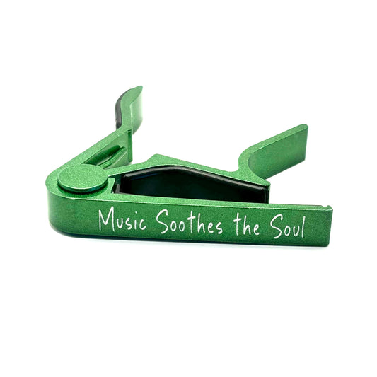 CUSTOM ENGRAVED GUITAR CAPO - GREEN